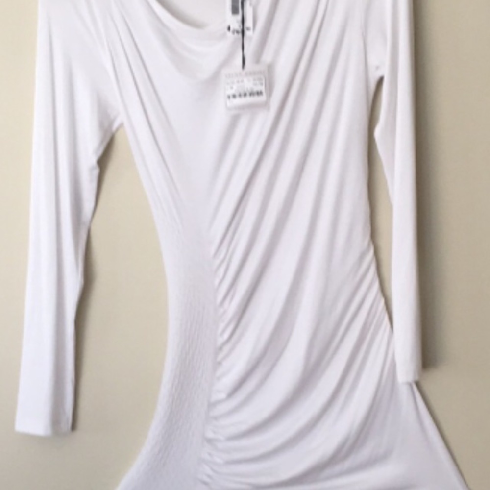 NWT Sarah Pacini long white top size 2/small